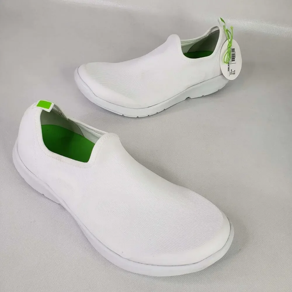 OOFOS OOmg Shoes Sport Slip On Recovery Comfort White Men’s Size 10 New